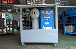 Ventes de machines de purification d'huile de transformateur DVTP100 (6000L/H) en Indonésie