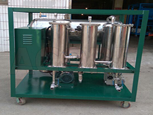 machine de purificateurs d'huile sous vide en acier inoxydable