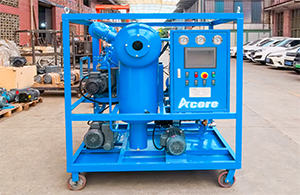 Vente de purificateurs d'huile pour transformateurs sous vide DVTP50 (3000 L/h) au Portugal et en Europe