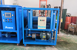 dr (6000l / h) machine de régénération d'huile de transformateur à un fournisseur d'huile au mexique