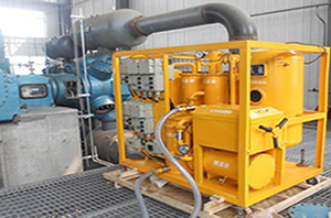 Purificateur d'huile de turbine pour la centrale hydroélectrique de xiaba