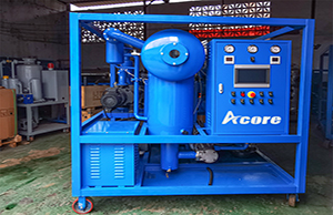 Ventes de purificateur d'huile de transformateur et de testeur d'huile diélectrique DVTP100 (6000LPH) au Pérou
